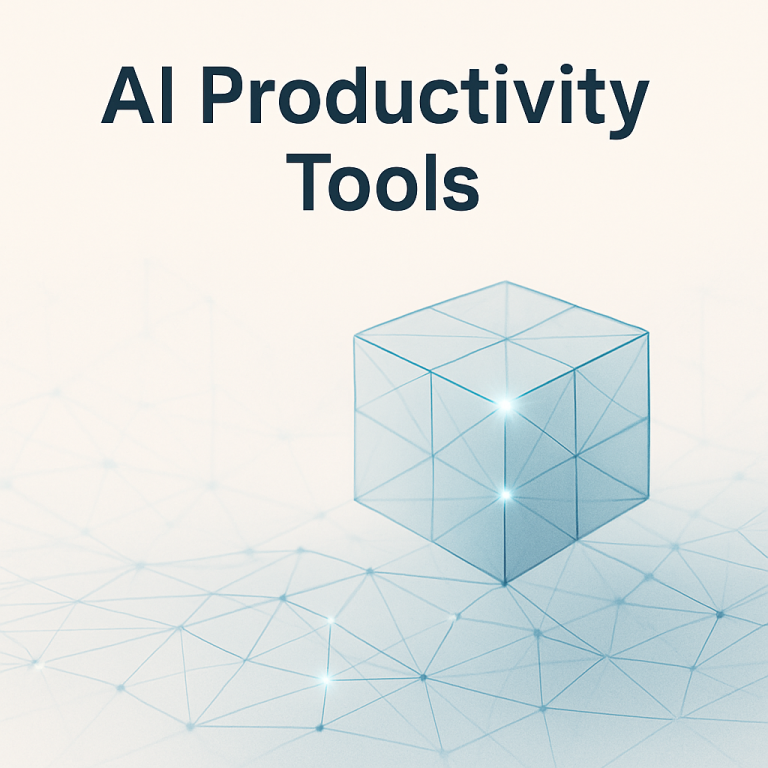 AI productivity software concept 2025